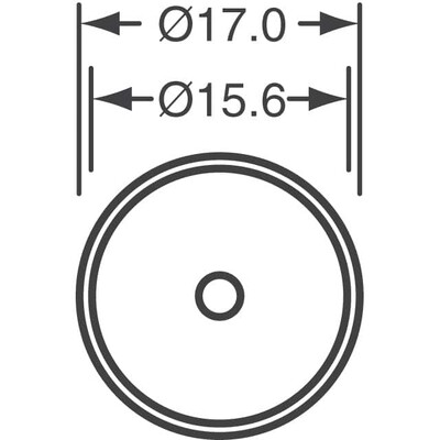 Buzzers Transducer, Externally Driven Piezo 3V 4kHz 75dB @ 3V, 10cm Through Hole PC Pins - 2