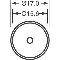 Buzzers Transducer, Externally Driven Piezo 3V 4kHz 75dB @ 3V, 10cm Through Hole PC Pins - TDK Corporation (1)