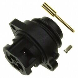 EcoMate Conn Rcpt Male 4POS Gold Screw - 1