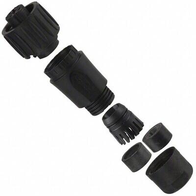 EcoMate Conn Plug Fmale 4POS Silver Screw - 1