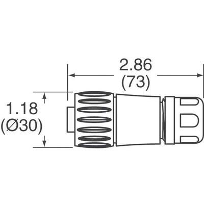 EcoMate CONN PLUG FMALE 4POS GOLD SCREW - 2