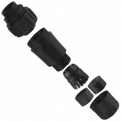 EcoMate Conn Plug Male 4POS Silver Screw - 1