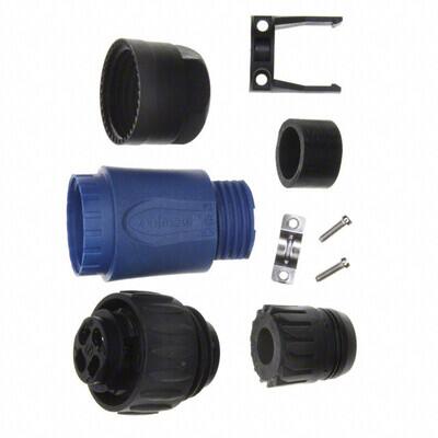 EcoMate CONN PLUG MALE 4POS SILVER SCREW - 1