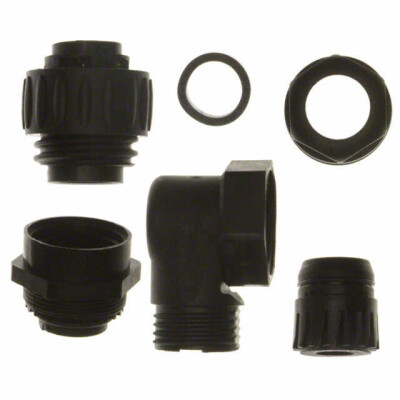 4 Position Circular Connector Plug, Male Pins Screw - 1