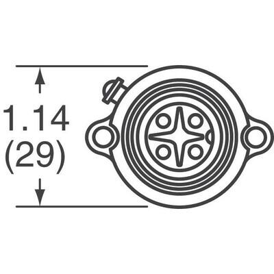 EcoMate CONN RCPT FMALE 7POS SOLDER - 2