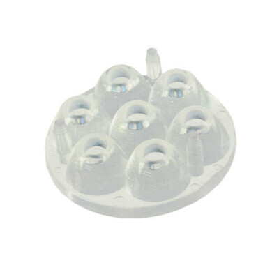 Lens with Integrated Mount Clear 54°, 62° Wide Adhesive - 1