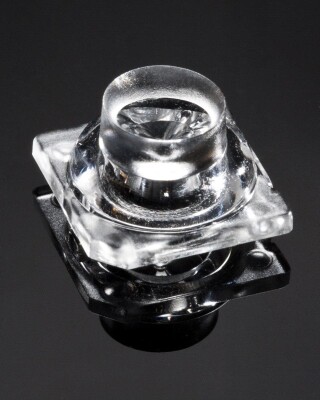 Lens Clear 165° ~ 173° Side Emitting Adhesive - 1