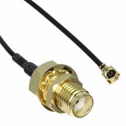 Cable Assembly Coaxial U.FL (UMCC) to SMA 1.13mm OD Coaxial Cable 20.00