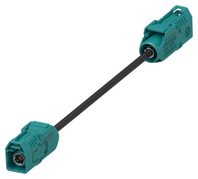 Cable Assembly Coaxial Fakra to Fakra RG-174 11.811