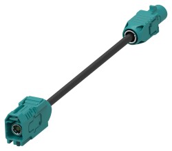 Cable Assembly Coaxial Fakra to Fakra RTK 031 118.1