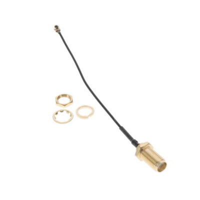 Cable Assembly Coaxial IPEX MHF1 to SMA 1.13mm OD Coaxial Cable 3.937