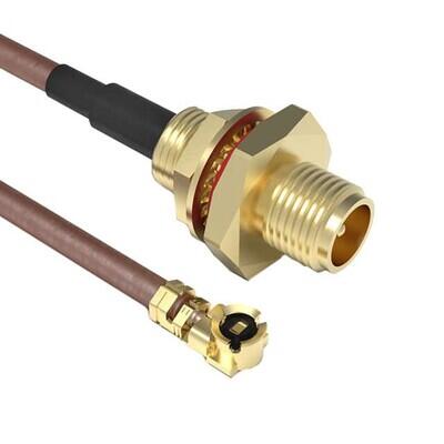 Cable Assembly Coaxial IPEX MHF1 to RP-SMA RG-178 5.906