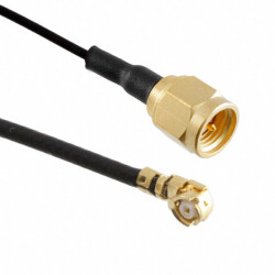 Cable Assembly Coaxial U.FL (UMCC) to SMA 1.37mm OD Coaxial Cable 5.906