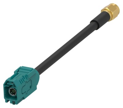 Cable Assembly Coaxial SMA to Fakra RG-58 78.7