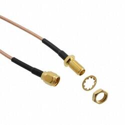 Cable Assembly Coaxial SMA to SMA Female to Male RG- - Cinch Connectivity Solutions