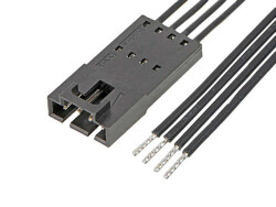 4 Position Cable Assembly Rectangular Plug to Individual Wire Leads 0.492' (150.00mm, 5.91