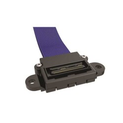 40 Position Cable Assembly Rectangular Plug to Card Edge 1.00' (304.80mm) - 1