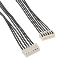 6 Position Cable Assembly Rectangular Socket to Socket, Reversed 0.667' (203.20mm, 8.00