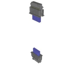 16 Position Cable Assembly Rectangular Socket to Socket 2.00' (609.60mm) - Samtec Inc.