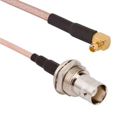 Cable Assembly Coaxial BNC to MMCX RG-316 6.000
