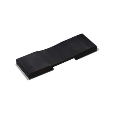 Cable Clamp, Flat Black Adhesive 0.500