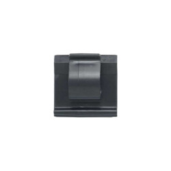 Cable Clip, C-Type Black Adhesive 0.190