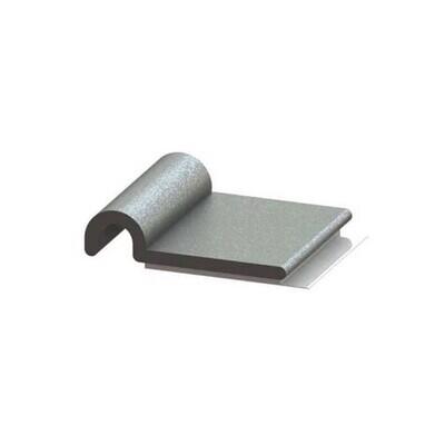 Cable Clip, U-Type Black Adhesive 0.250