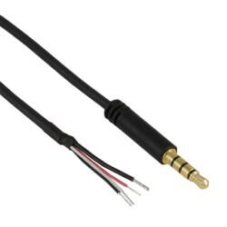 Cable Stereo (4 Conductor, TRRS) Phone Plug, 3.5mm (1/8