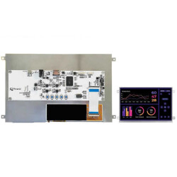 Capacitive Graphic LCD Display Module Transmissive Red, Green, Blue (RGB) TFT - Color, IPS (In-Plane Switching) HDMI 10.1