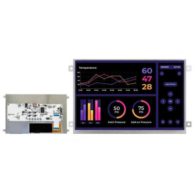 Capacitive Graphic LCD Display Module Transmissive Red, Green, Blue (RGB) TFT - Color, IPS (In-Plane Switching) HDMI 10.1