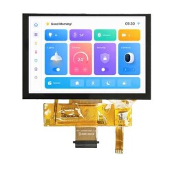 Capacitive Graphic LCD Display Module Transmissive Red, Green, Blue (RGB) TFT - Color, IPS (In-Plane Switching) 24-Bit (RGB) 5