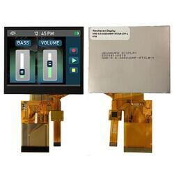 Capacitive Graphic LCD Display Module Transmissive Red, Green, Blue (RGB) TFT - Color Parallel, 24-Bit (RGB) 3.5