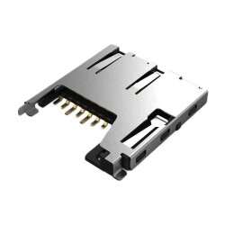 10 (8 + 2) Position Card Connector Secure Digital - microSD™ Surface Mount, Right Angle Gold - GCT