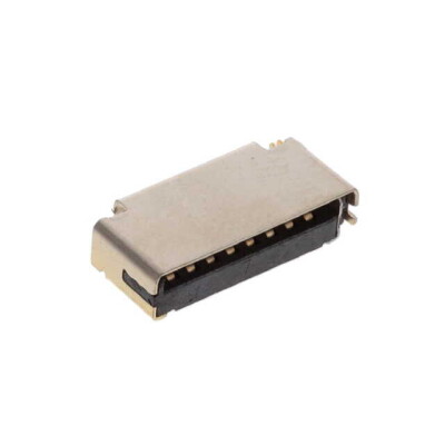 10 (8 + 2) Position Card Connector Secure Digital - microSD™ Surface Mount, Right Angle Gold - 1