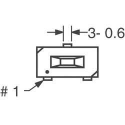 Slide Switch SPDT Surface Mount - Nidec Copal Electronics (1)