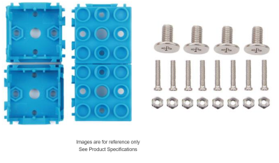 Case Plastic, ABS Blue Split Sides 1.969