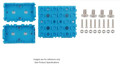 Case Plastic, ABS Blue Split Sides 1.969