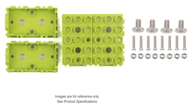 Case Plastic, ABS Green Split Sides 1.969