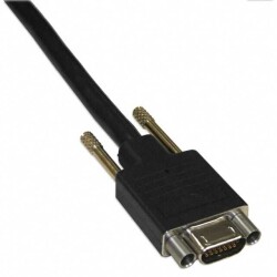 D-Sub Cable Assembly D-Type, Micro-D Black, Individual (Round) 6.00' (1.83m) Receptacle, Female Sockets to Individual Wire Leads Shielded - 1