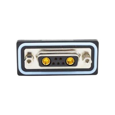 7 (5 + 2 Power) Position D-Sub, Combo Receptacle, Female Sockets Connector - 1