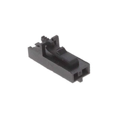 2 Position Rectangular Housing Connector Plug Black 0.100