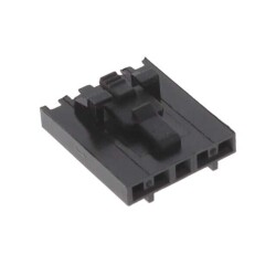5 Position Rectangular Housing Connector Plug Black 0.100