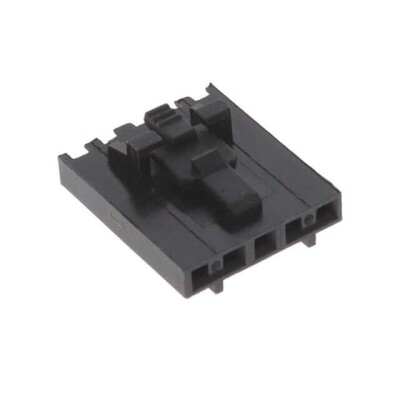 5 Position Rectangular Housing Connector Plug Black 0.100