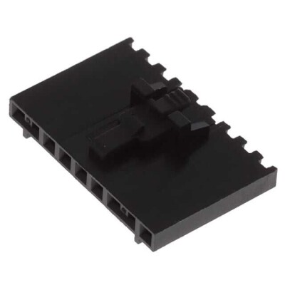 9 Position Rectangular Housing Connector Plug Black 0.100