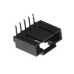Connector Header Through Hole, Right Angle 5 position 0.100