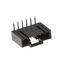Connector Header Through Hole, Right Angle 6 position 0.100
