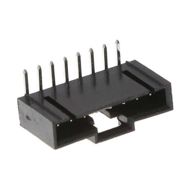 Connector Header Through Hole, Right Angle 8 position 0.100