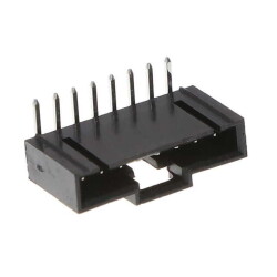 Connector Header Through Hole, Right Angle 8 position 0.100