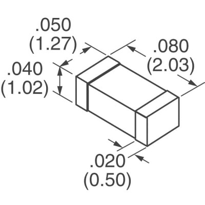 47 pF ±5% 250V Ceramic Capacitor C0G, NP0 0805 (2012 Metric) - 2