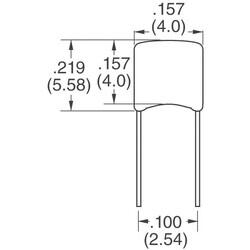 150pF ±5% 50V Seramik Kapasitör / Kondansatör C0G, NP0 Radyal - Vishay Beyschlag Draloric BC Components (1)